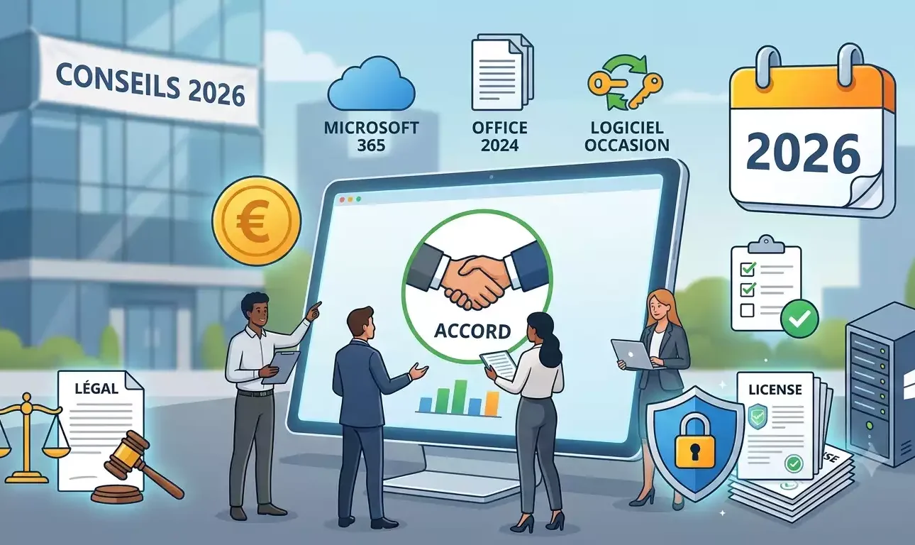 Acheter une licence Microsoft pas cher pour son entreprise : conseils et options 2026 (image générée par Gemini)
