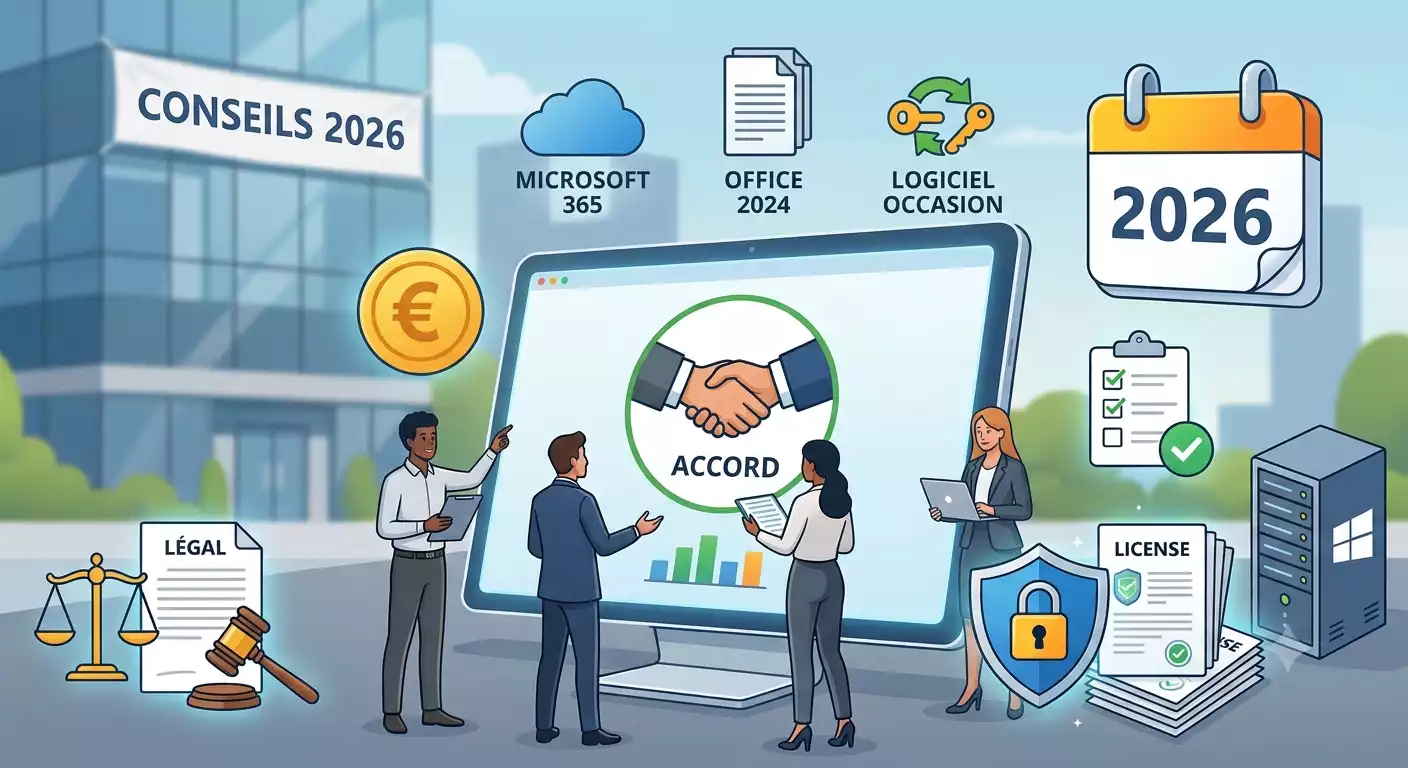 Acheter une licence Microsoft pas cher pour son entreprise : conseils et options 2026 (image générée par Gemini)