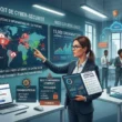 Une équipe d'experts analyse le système d'information sur un écran géant pour un audit cybersécurité entreprise, mettant en avant la conformité NIS2 et un plan d'action stratégique. Image générée par Gemini.