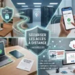 Cybersécurité et télétravail : les 4 mesures clés pour sécuriser les accès à distance (illustration générée par Gemini)