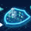 Illustration de la sécurisation de Microsoft 365 pour les PME, présentant un bouclier de protection, une double authentification et du stockage cloud sécurisé — généré par Gemini